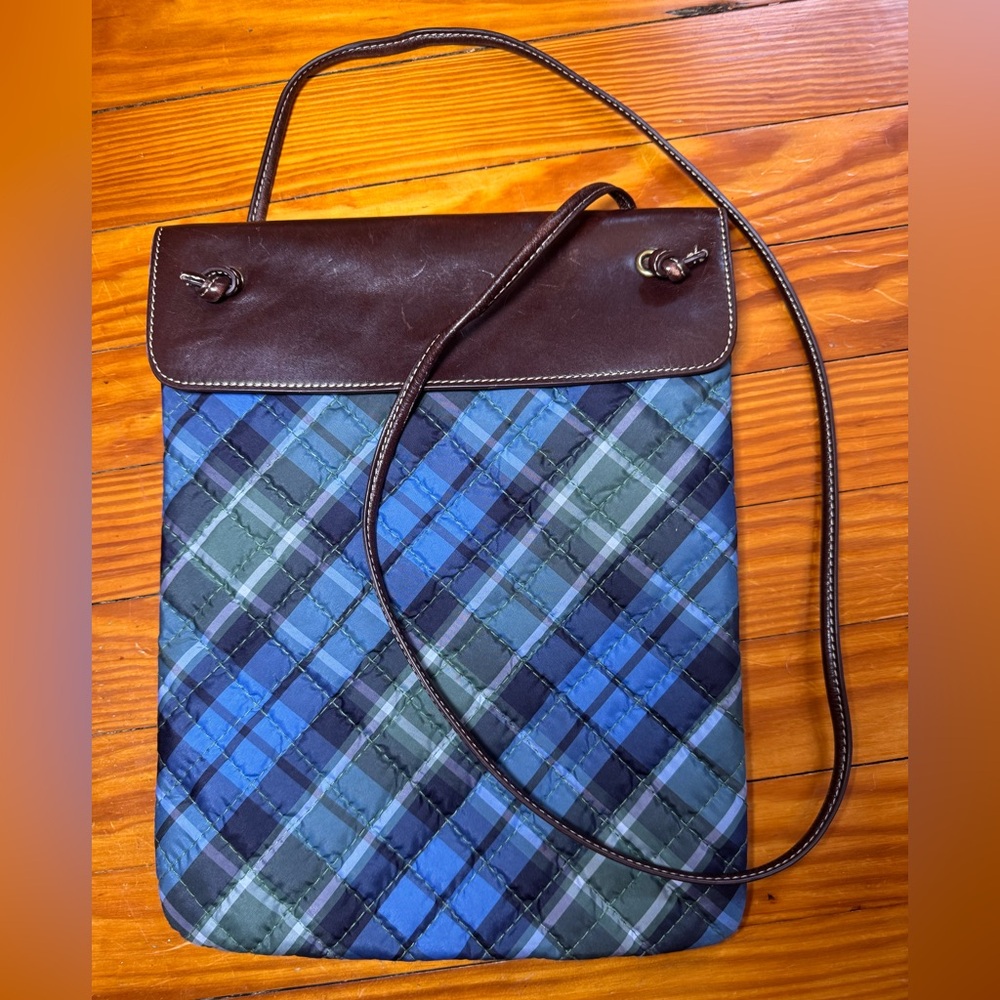 Lands End Quilted Crossbody Purse